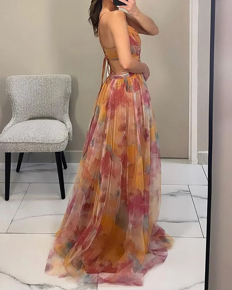 Abito elegante di Tiro Halter di Sophia