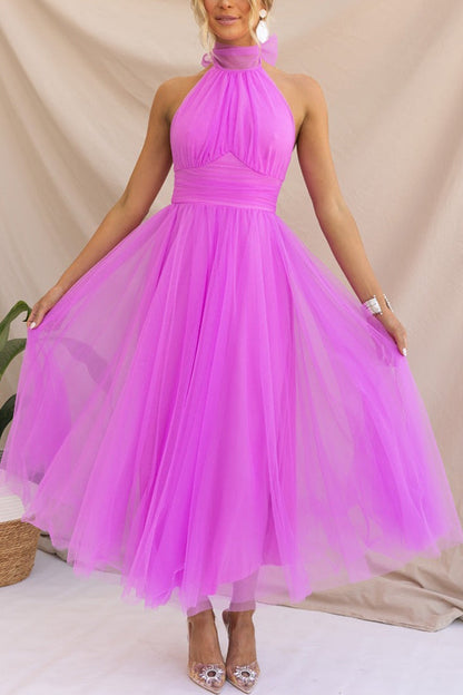 Phoebe - Abito Midi con Gonna Lunga