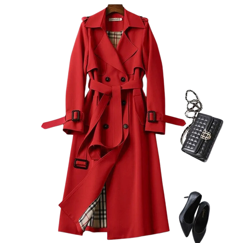 Christai | Cappotto lungo da donna | Giacca Con bottoni