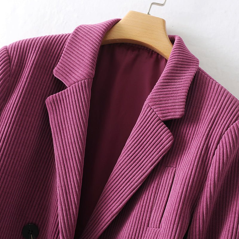 WALBORG I ELEGANTE BLAZER IN VELLUTO A COSTE