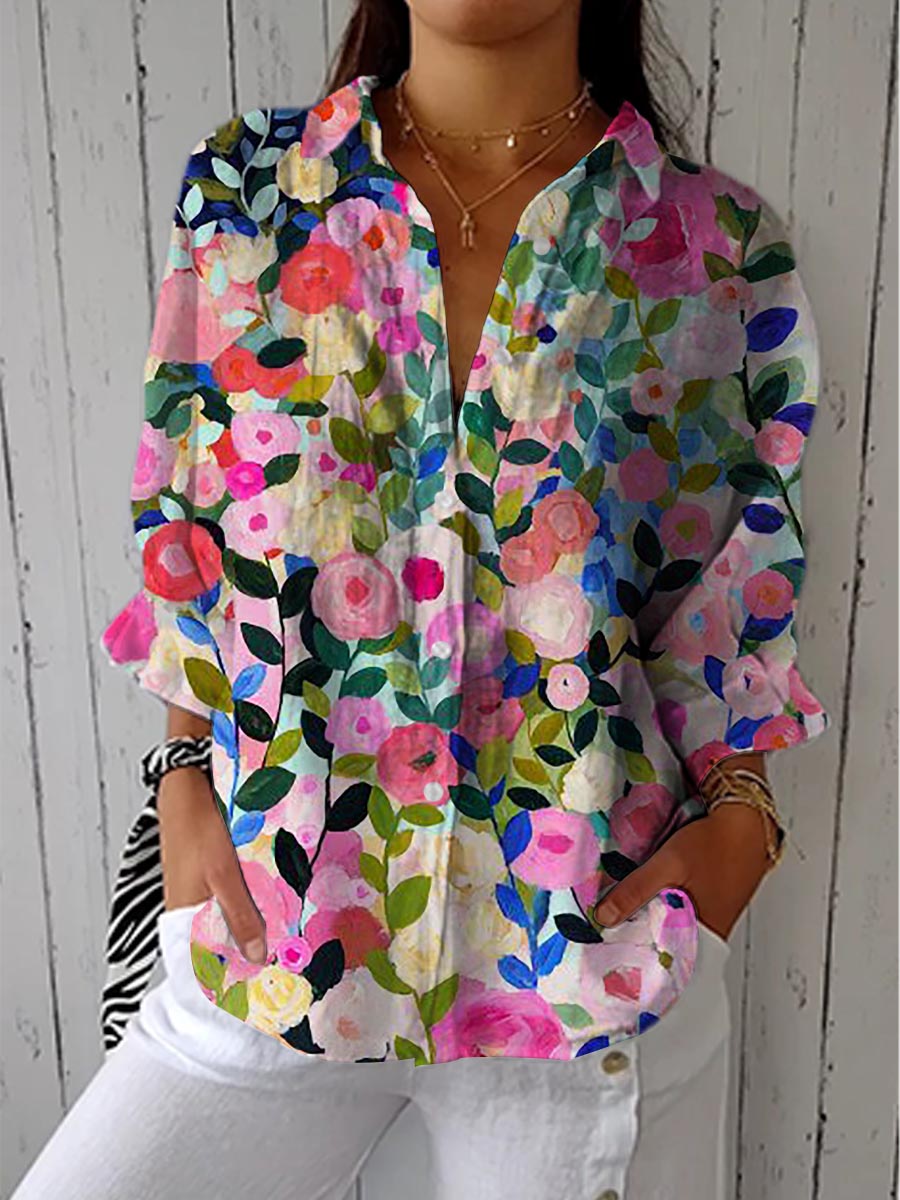 Frida | Blusa di Lienzo Bloom