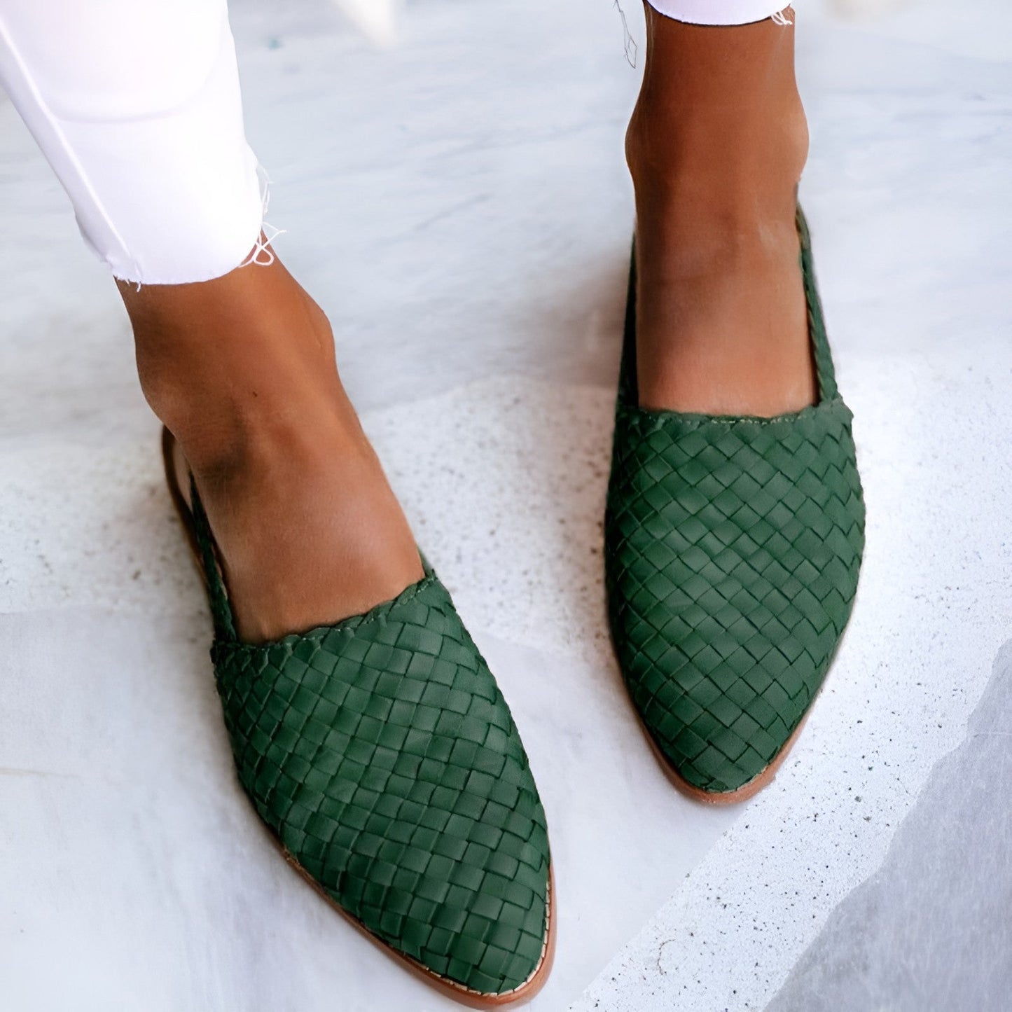 Whisper – Sandali eleganti in pelle trenzado da donna
