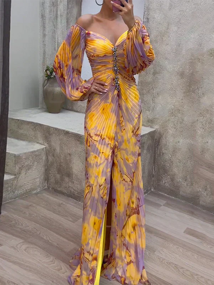 Selina | Abito elegante con scollo a V