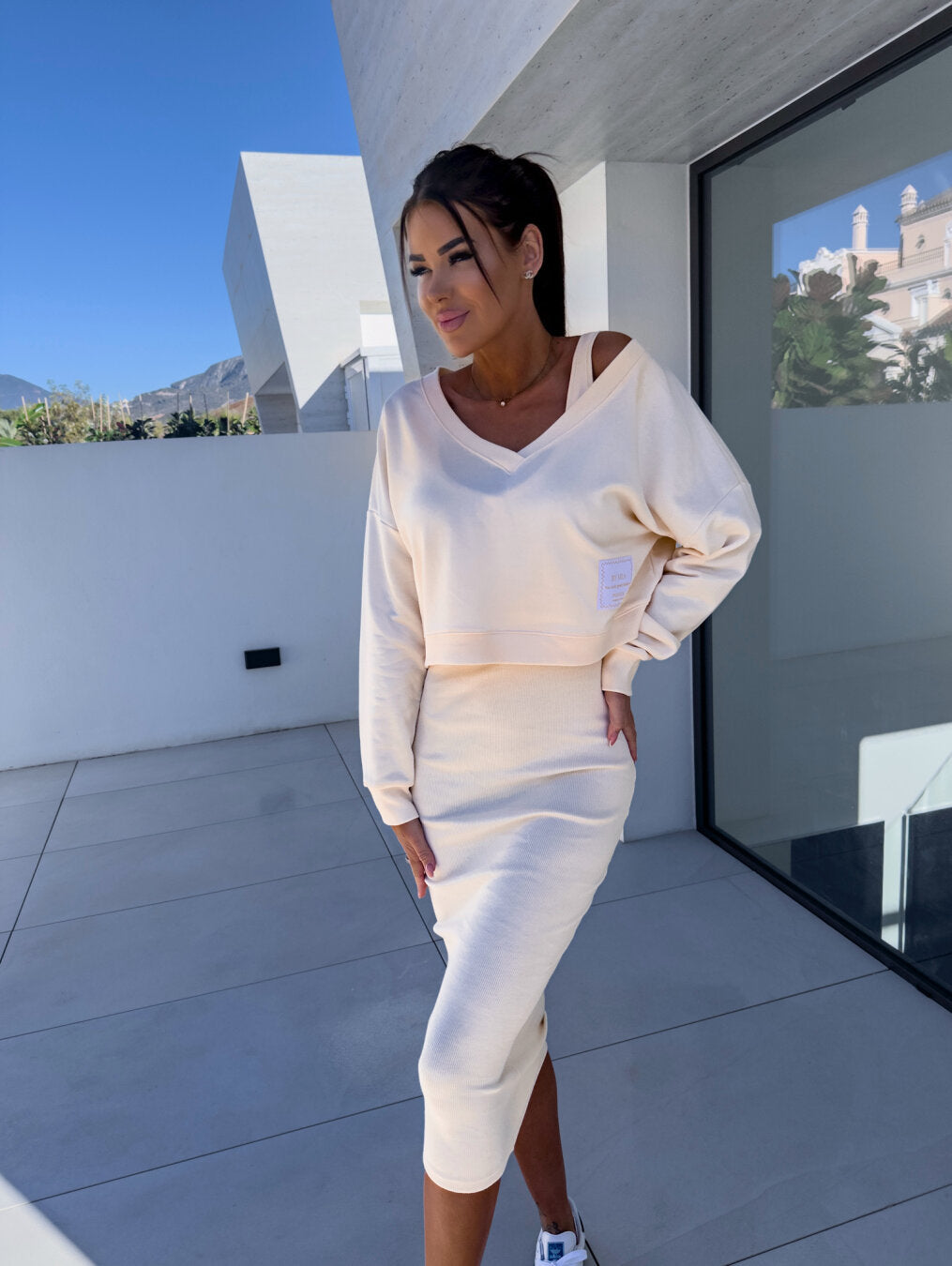 Willow – Set di Felpa Casual e Abito