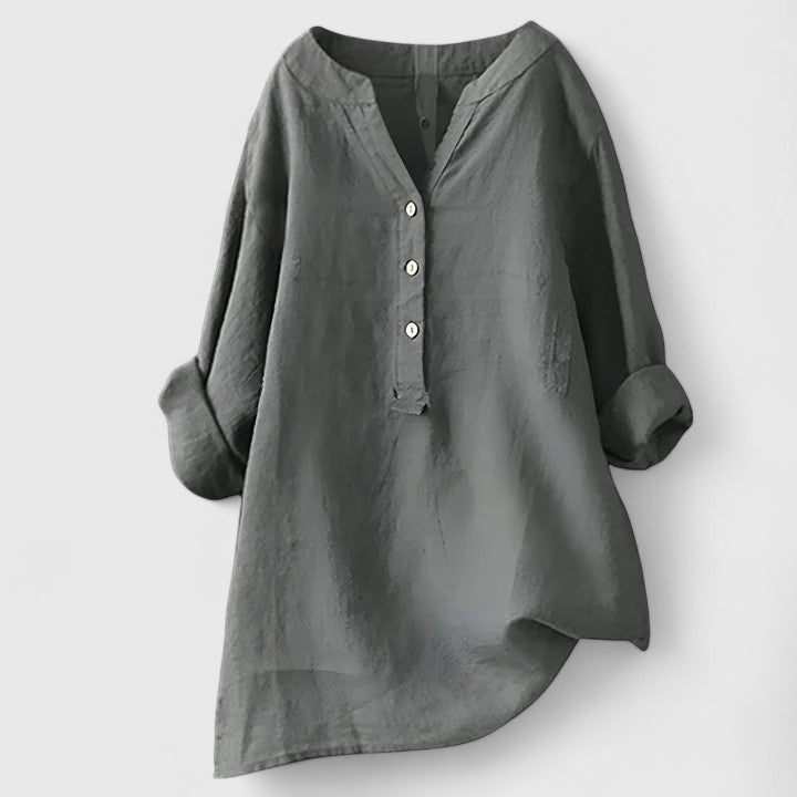 Larienne | Camicia elegante con bottoni nel Davanti