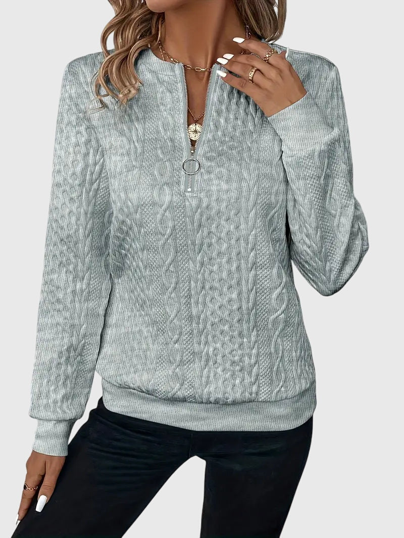 Nora™ | Maglione con zip