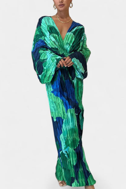 Rebecca Abito maxi Cortado con Pliegues