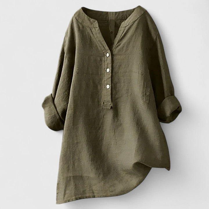 Larienne | Camicia elegante con bottoni nel Davanti