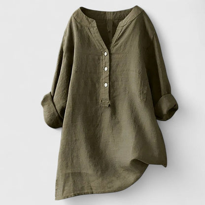 Larienne | Camicia elegante con bottoni Frontali