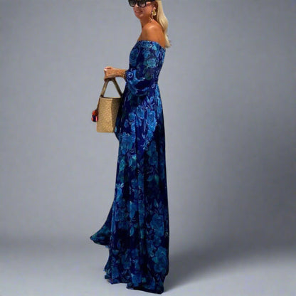 Annemarie | Abito Maxi Floreale Elegante per Máximo Comfort