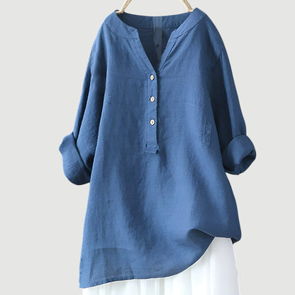 Nayeli™ - CAMICIA LEGGERA E COMODA CON BOTTONI