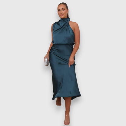 Daisy | Elegante Abito in satin con Scollo Halter