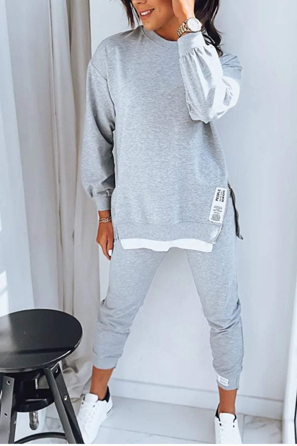 HARPER – SET DI FELPA E PANTALONI JOGGER