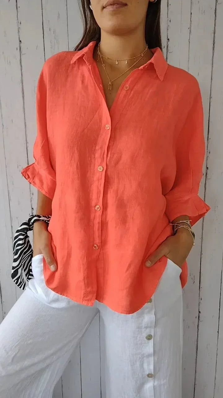 Bonnie – Camicia di Bottoni Rilassata