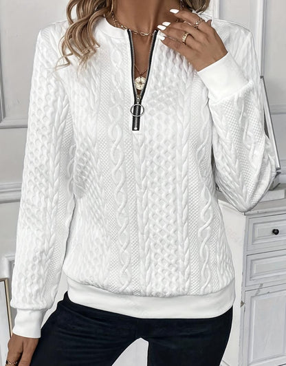 Herald - Maglione Elegante con Zip