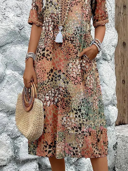 Fatima – Abito di Motivo Floreale