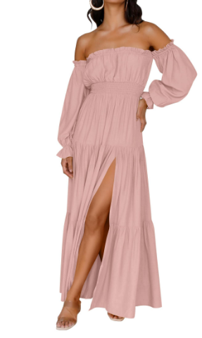 KENDRA – ABITO MAXI DI ROMANCE DESPRENDIDO E AIREADO