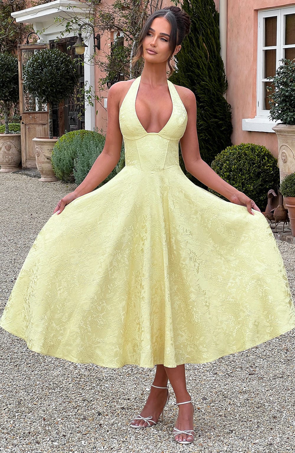 Eulalie - Abito di Schiena Descubierta con scollo a V Chic