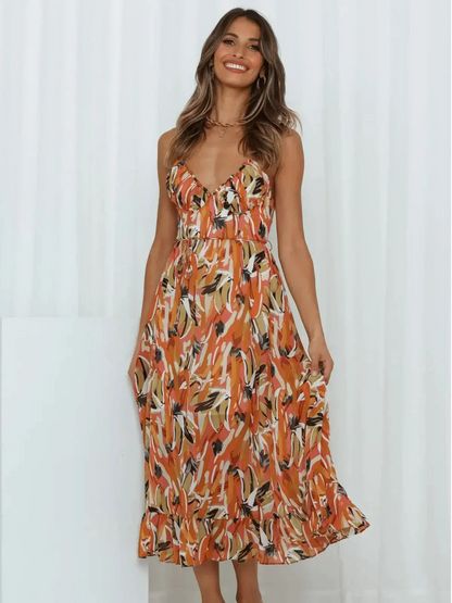 Chiara - Abito midi Colorido donna | Eleganza Estiva