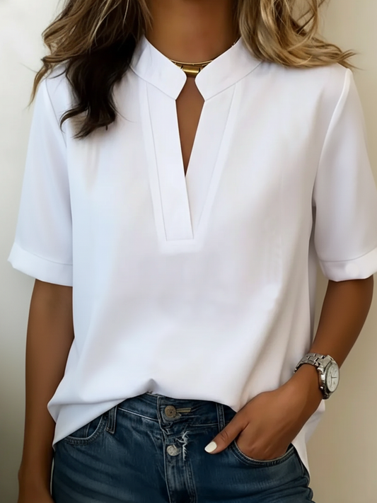 Élise — Blusa elegante con collo raffinato