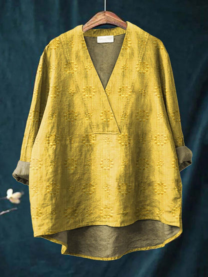 Blusa in lino Cara