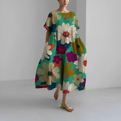 Adelia - Abito floreale boho