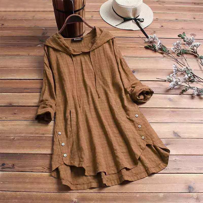 Blusa Antoinette Ternet con Capucha - Stile Quotidiano Comfortevole