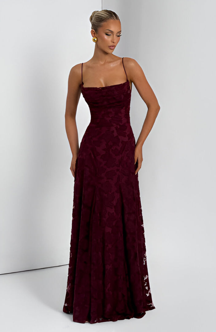 Alona - Abito maxi di Corsetto in pizzo Elegante