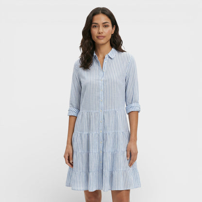 Abito midi Righe donna Fluido