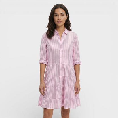 Abito midi Righe donna Fluido