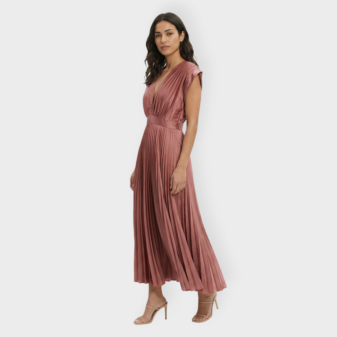 Abito lungo Plissettato donna Elegante