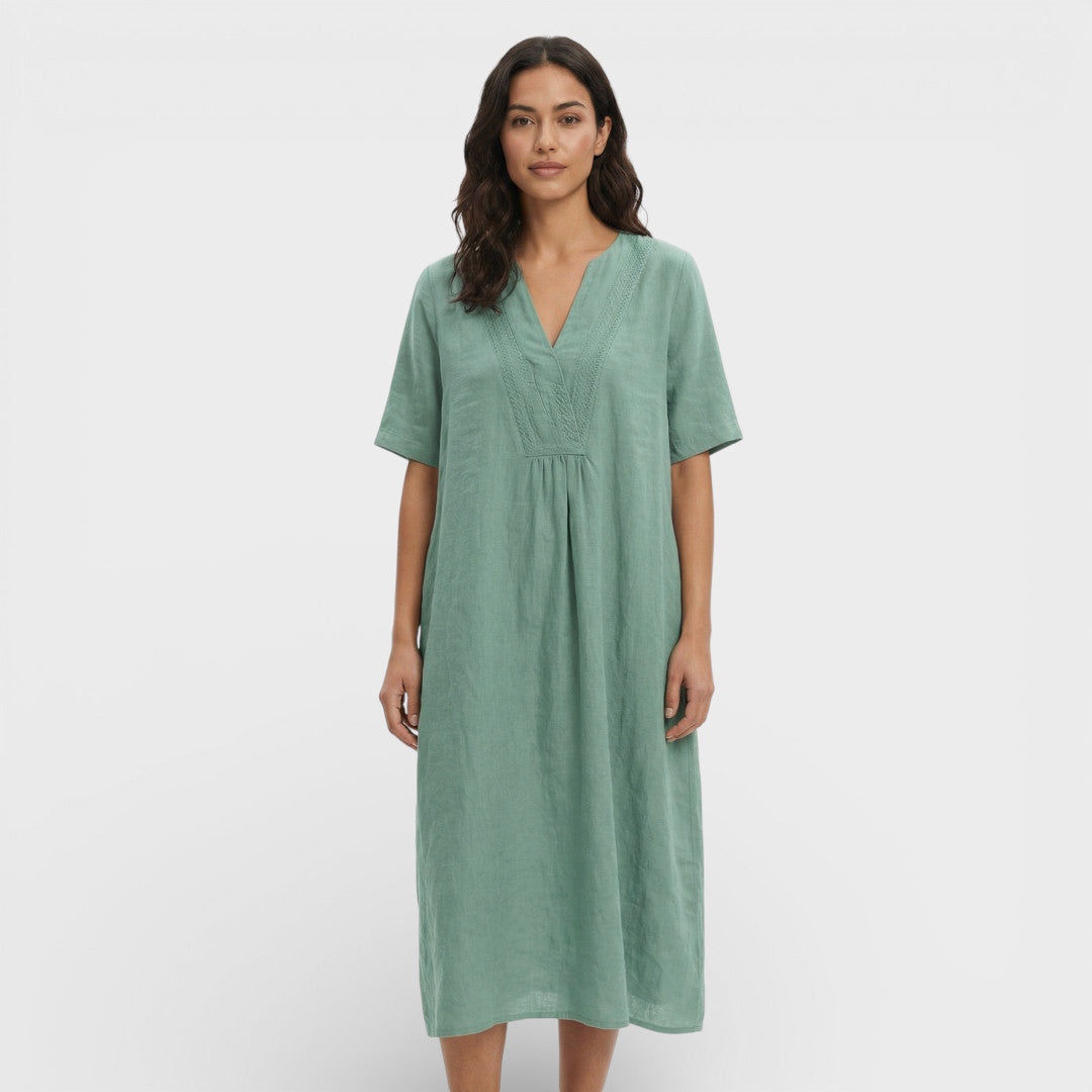 Abito midi Cotone Lino donna