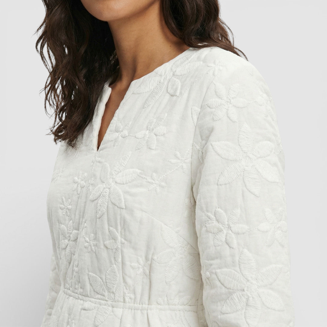 Abito midi donna Ricamo Fiori