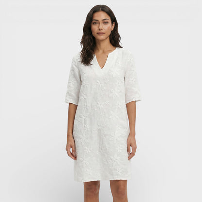 Abito midi donna Ricamo Fiori