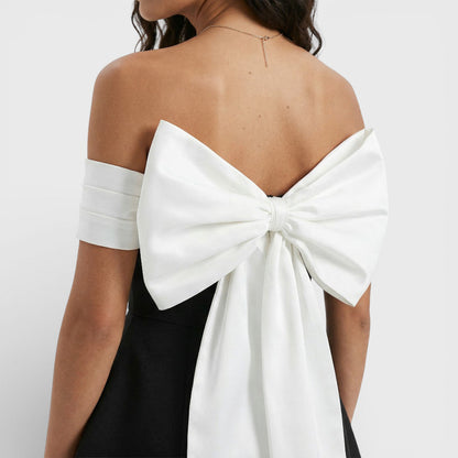 Abito mini Bardot Elegante donna