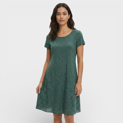 Abito mini Verde Floreale donna