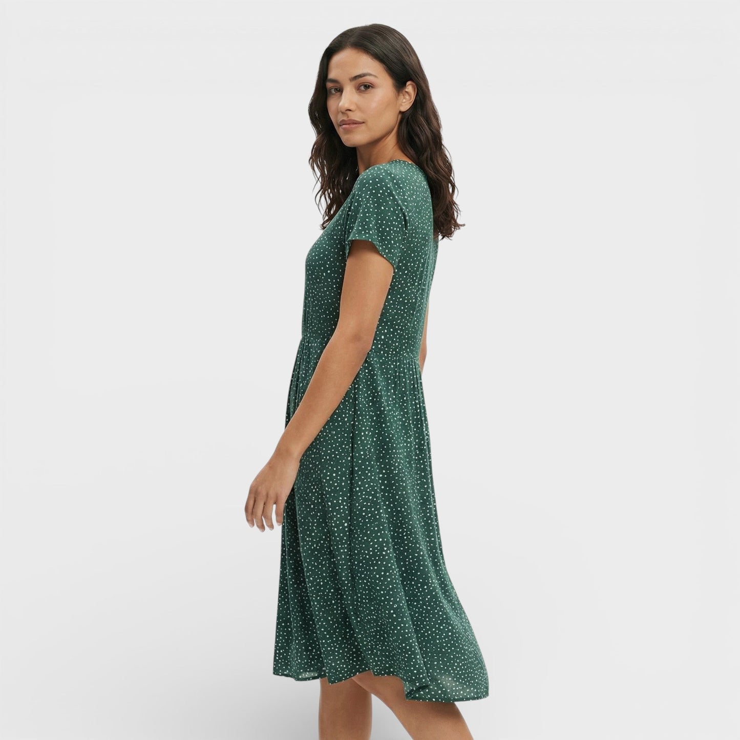 Abito mini Verde Floreale donna