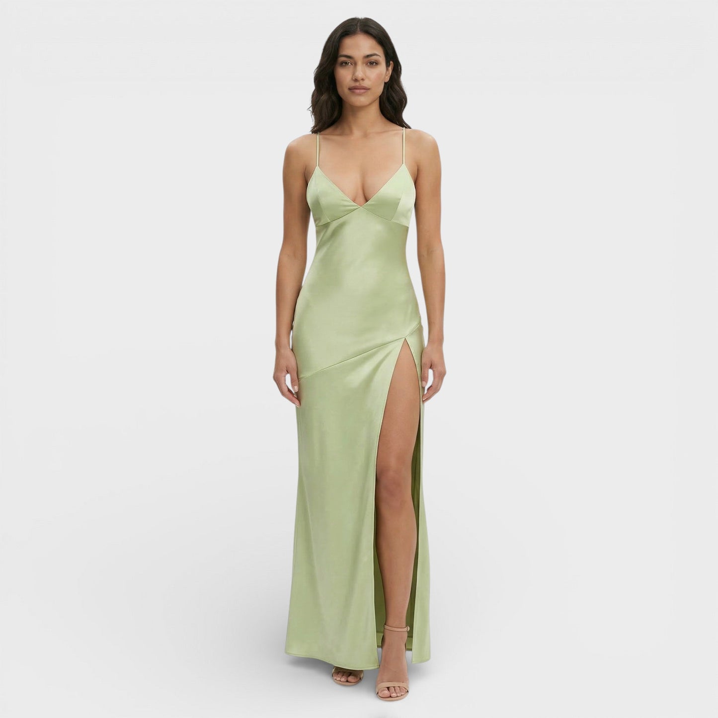 Abito maxi Spacco Elegante donna