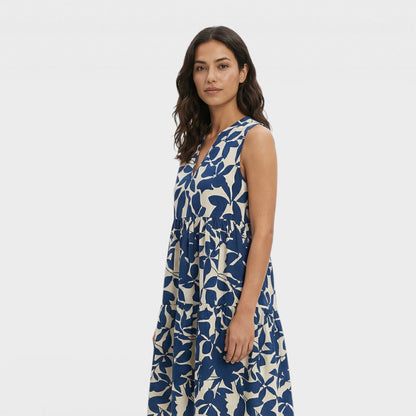 Abito Stampa Scollo Pico donna