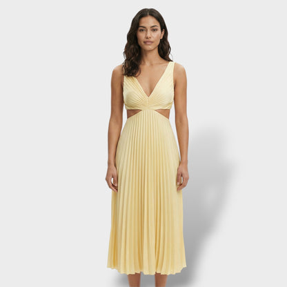 Abito midi Plissettato Elegante donna