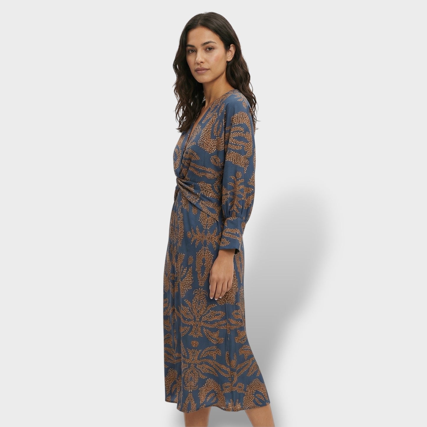 Abito midi Floreale Elegante donna