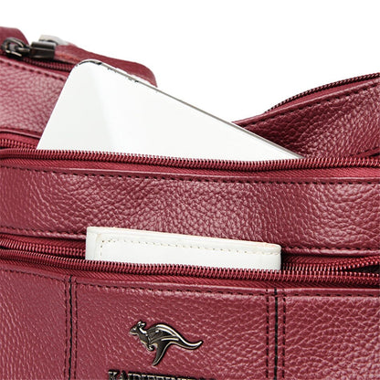 Evangeline | Borsa a Tracolla con Design Multistrato