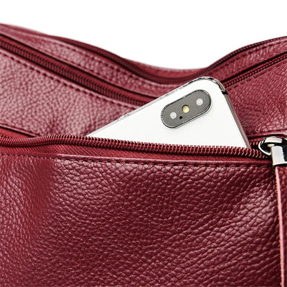 Evangeline | Borsa a Tracolla con Design Multistrato