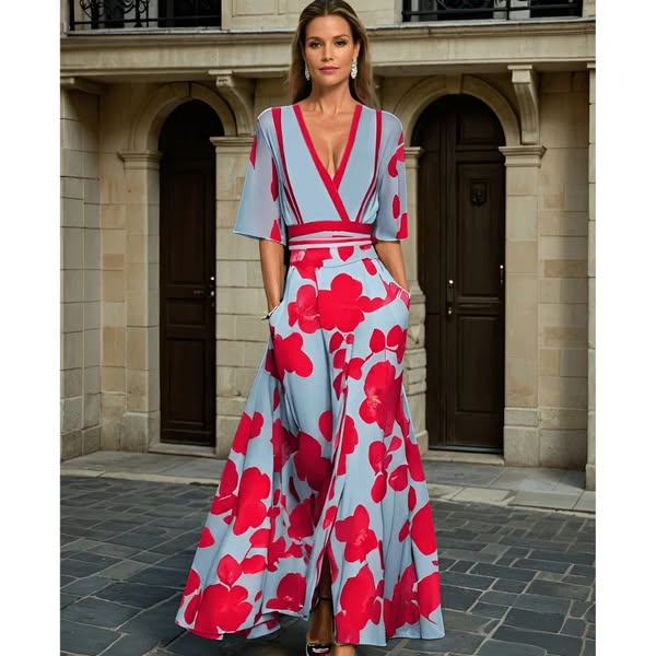 Jamie - Abito elegante con Fantasia floreale