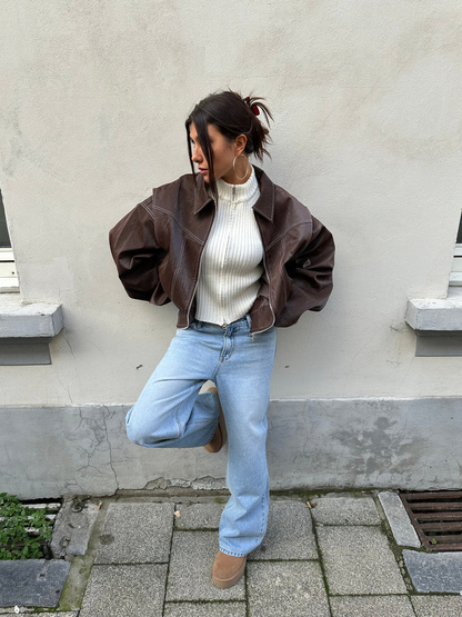 Giacca Oversize di Contraste - Vendita Limitata