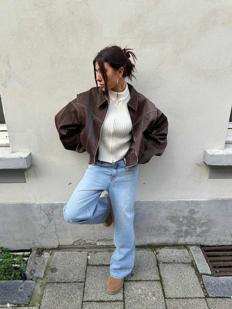Giacca Oversize di Contraste - Vendita Limitata
