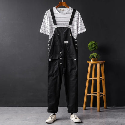 Wrenna | Pantalón Salopette di Cotone Premium