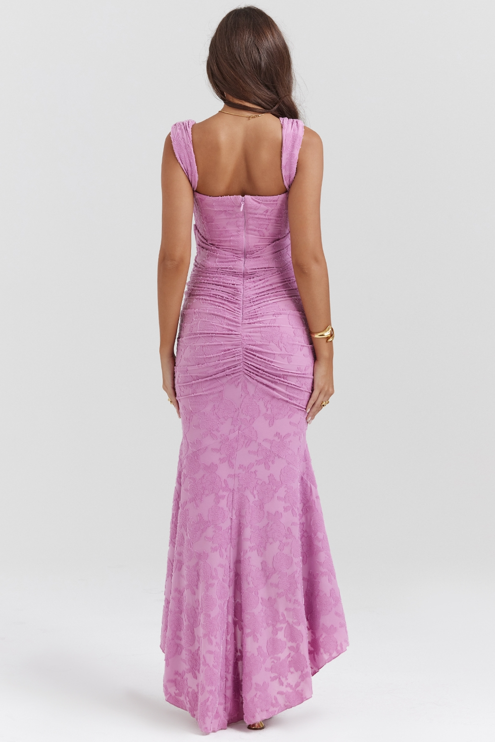 Dove - Abito Maxi di Pizzo Elegante e Aderente