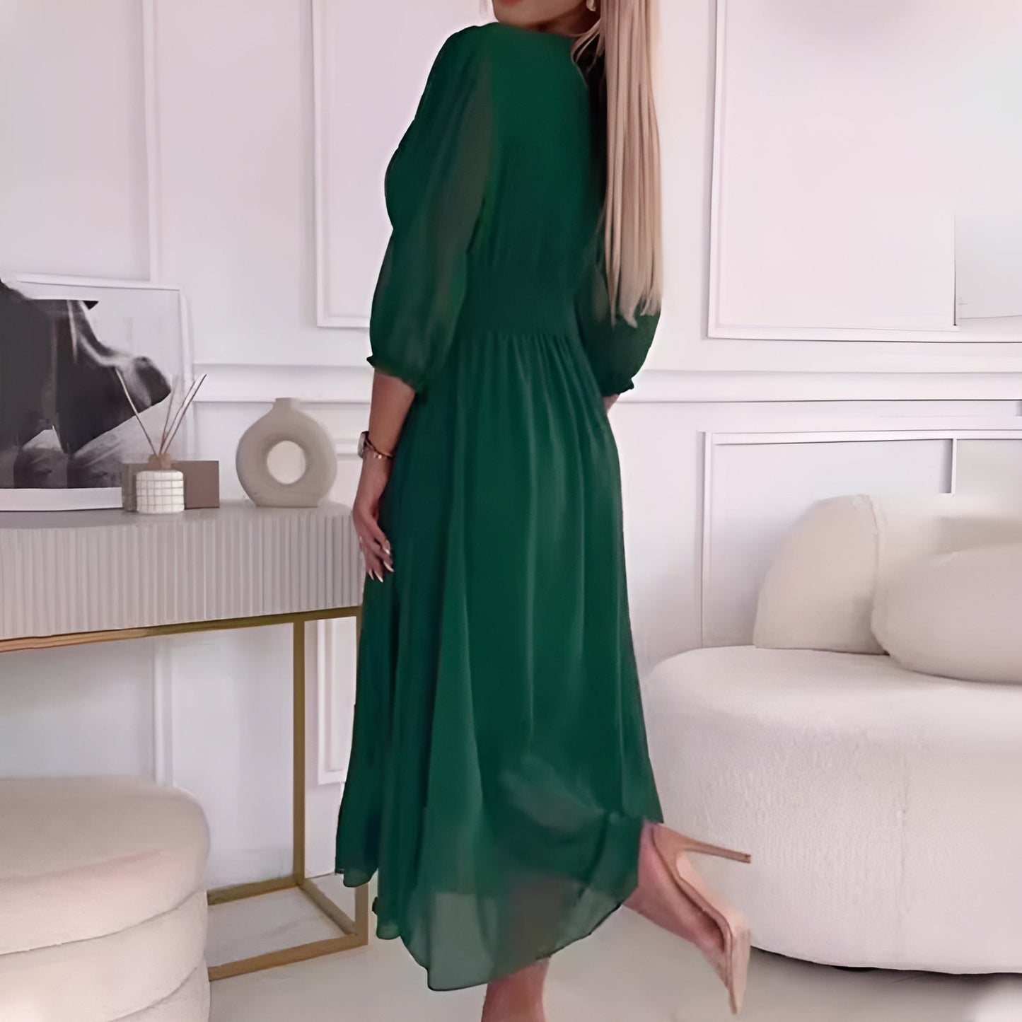 Skylar – Abito di Chiffon Leggero e Sedoso