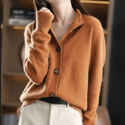 Anita - Cardigan in cachemire lavorato